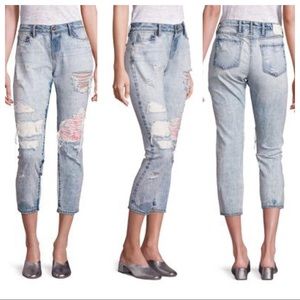 Tortoise Savanna Floral Embroidered Crop